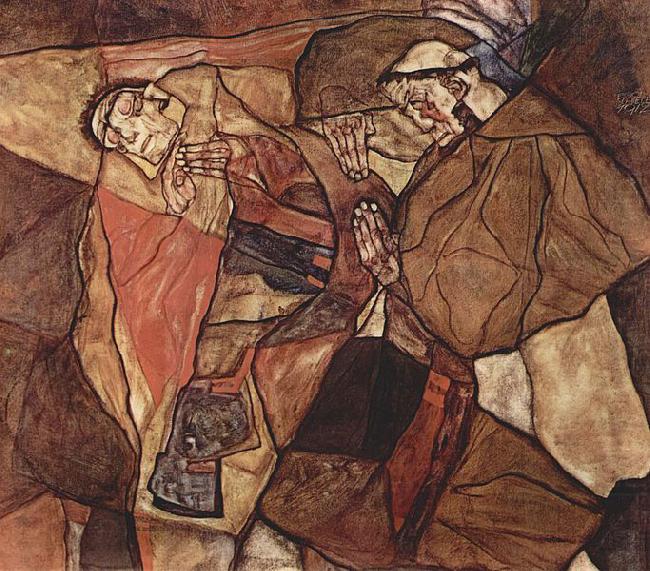 Agony, Egon Schiele
